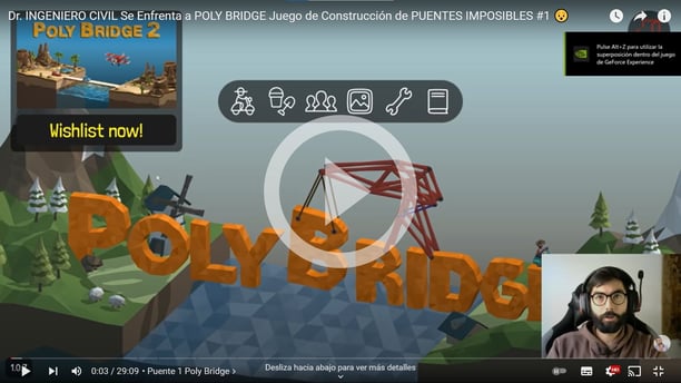 Dr. INGENIERO CIVIL Se Enfrenta a POLY BRIDGE Juego de Construcción de PUENTES IMPOSIBLES 
