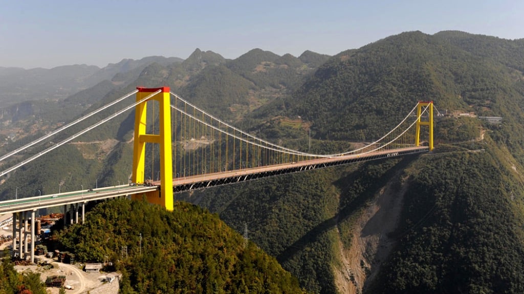 Los 10 puentes más altos de China