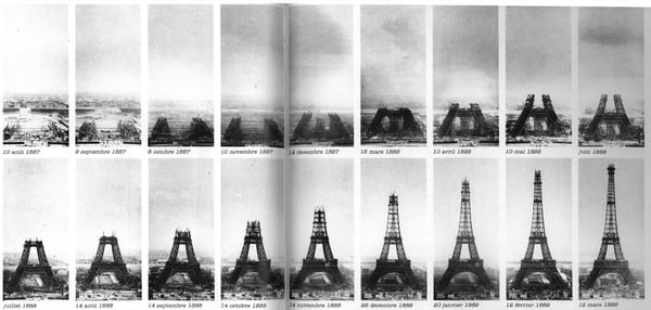 Invertir Tradicional Contratista Torre Eiffel, la insignia de París. Construcción e historia.