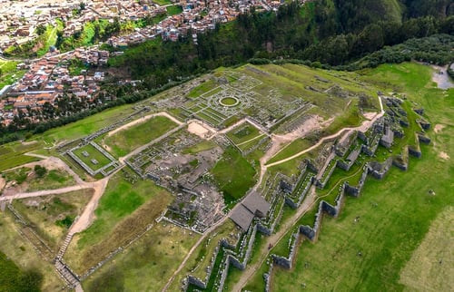 Sacsayhuaman-Fortress-of-Cusco-Aerial-Ruins